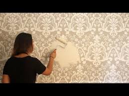 How To Stencil An Embossed Wall With