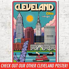 Cleveland Poster Cleveland Wall Art