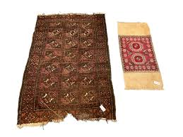 afghan rug the field decorated with