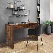 Step by step guide on how to build this custom all wood desk for computers, studying, work bench, whatever you need. Dark Wood Desks Home Office Furniture The Home Depot