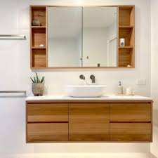 Custom Made Timber Mirror Cabinets