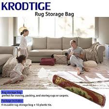 plastic rug storage bag fits rugs