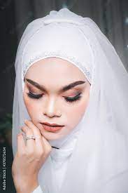 portrait of a beautiful asian muslim