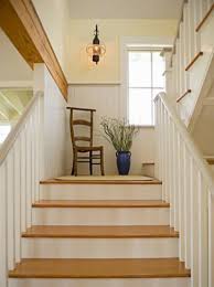 small stairwell landing decorating