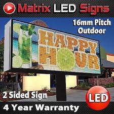 Led Sign Outdoor Full Color Double