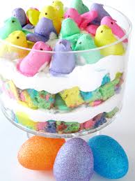 It is delicious and elegant looking layered in a trifle bowl or individual dessert glasses. Peeps Glorious Peeps Shake Bake And Party