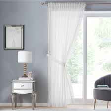 voile curtains slot tab top voiles