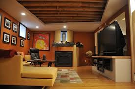basement with low ceiling decorating ideas