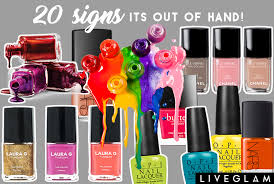 20 signs your nail polish collection is