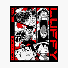 Monkey D Luffy - One Piece Manga Panel color version