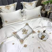 aniqa white oriental luxury embroidered