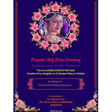 An invitation letter for an inauguration ceremony provides adequate notification to the esteemed guest to attend the inauguration. Free Half Saree Function Invitation Card Online Invitations