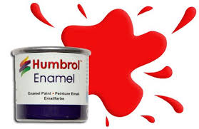 Humbrol 1321 Clear Colour Red Enamel