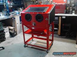 40lb sand blasting cabinet