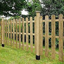 These iron fence posts are designed to be sunk in the ground and set in concrete. Sekcen Fence Post Anchor Ground Spike 4x4 Metal Post Stake 24 For Mailbox Deck Railing 4 Pack Buy Online At Best Price In Uae Amazon Ae