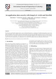 While some still do, this isn't always the most eff. Pdf An Application Data Security With Lempel Ziv Welch And Blowfish