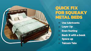 fix a squeaky metal bed quick fi