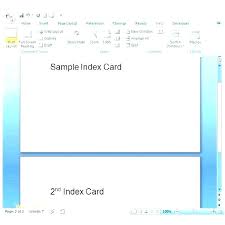 Google Note Card Template Docs 3 X 5 Cards Microsoft Word