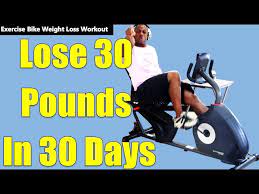 exercise bike weight loss workout use