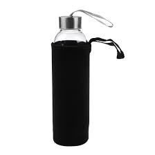 Portable Glass Drinking Water Bottle