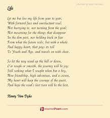life poem by henry van