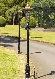 Small Dorchester Lamp Post Antique Brass