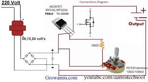 0 12v Variable Power Supply Circuit Diagram In 2019