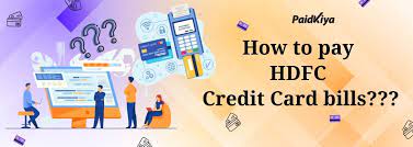 hdfc credit card bill payment 2021