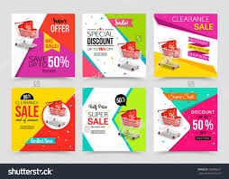 Collection Of Modern Sale Banner Template Vector