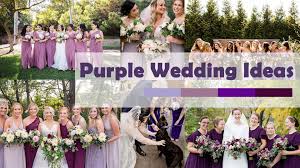 purple wedding color combos