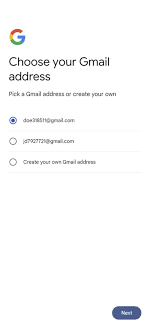 a gmail account on desktop and mobile