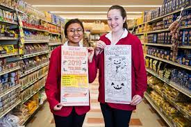Take advantage of our 2018 coloring contest featured by the color center during the annual we will have three age groups: Market Basket Halloween Coloring Contest 2019 Basket Poster