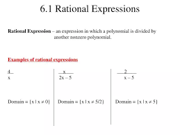 Ppt 6 1 Rational Expressions