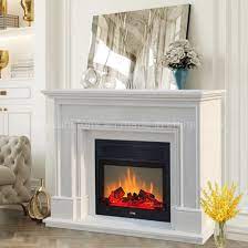 Natural Marble Stone Fireplace Mantel
