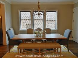 Dining Room With Stained Glass