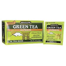 bigelow tea green tea with peach 20 bag