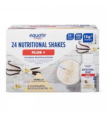 equate plus nutritional shake vanilla