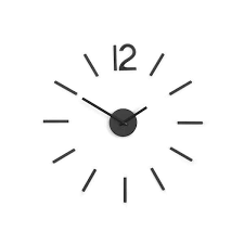 Umbra Black Blink Wall Clock