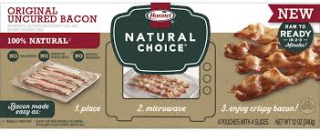 microwave ready bacon hormel natural