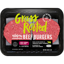 4 pound gr fed beef burgers