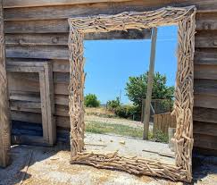 Decor Driftwood Mirror