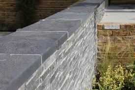 coping stone paving stones garden wall