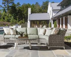 Outdoor Patio Wicker 5 Pc Sectional Set