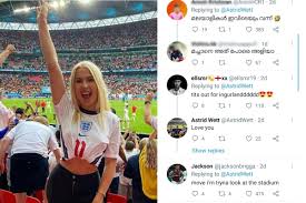 ഇംഗ്ലണ്ട് ജയിച്ചാൽ തുണിയുരിയും'; വാക്ക് പാലിച്ച് പോൺ താരം; 'പെർഫെക്ട് ഒകെ'  എന്ന് മലയാളികള്‍| Ponstar Astrid Wett, who has announced that she will be  topless if England wins, has ...