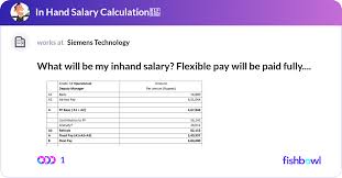 Inhand Salary Flexible Pay