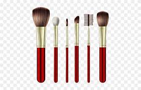 vector makeup brushes clipart free