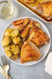 baked en thighs recipe the clean