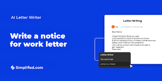 write writing a notice for work in seconds