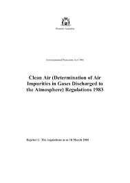 Clean Air Determination Of Air Impurities In Gases