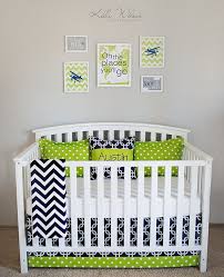 Blue And Green Crib Bedding